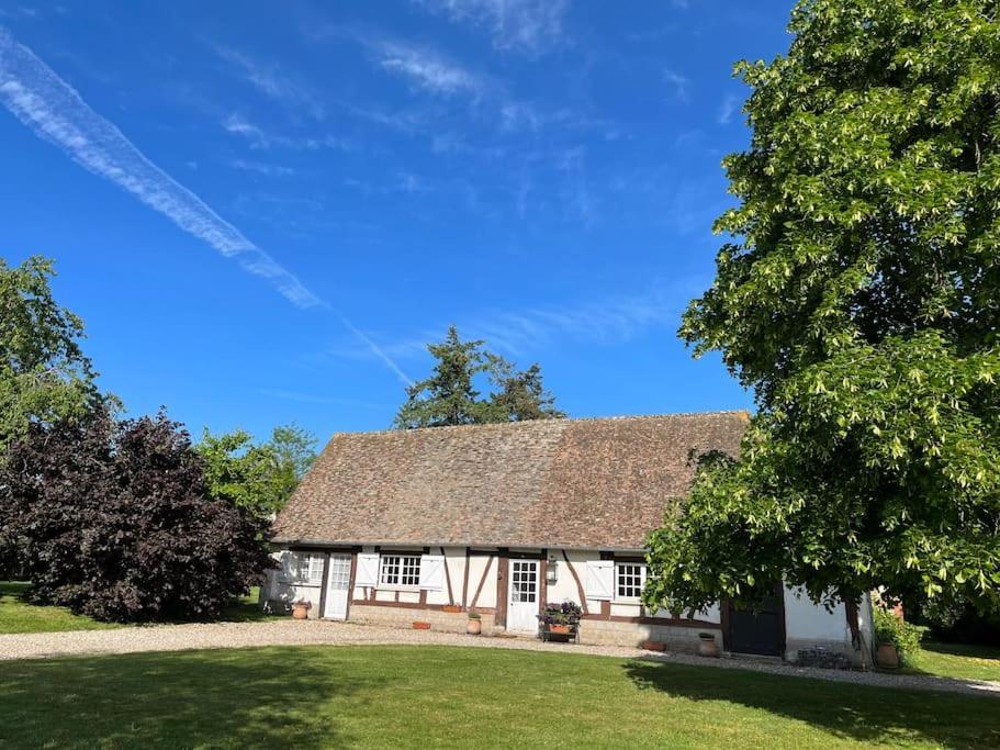 Le Colombage, Jolie Longere Pres De Giverny Eure Hardencourt-Cocherel Eksteriør billede