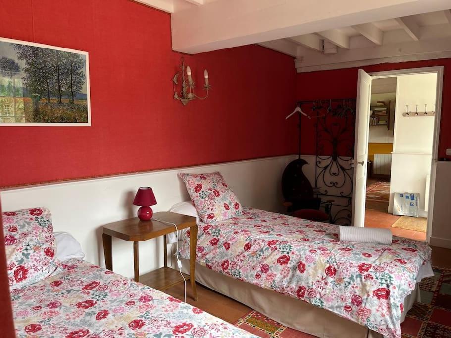 Le Colombage, Jolie Longere Pres De Giverny Eure Hardencourt-Cocherel Eksteriør billede